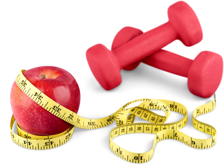 Dumbbells with Measuring Tape